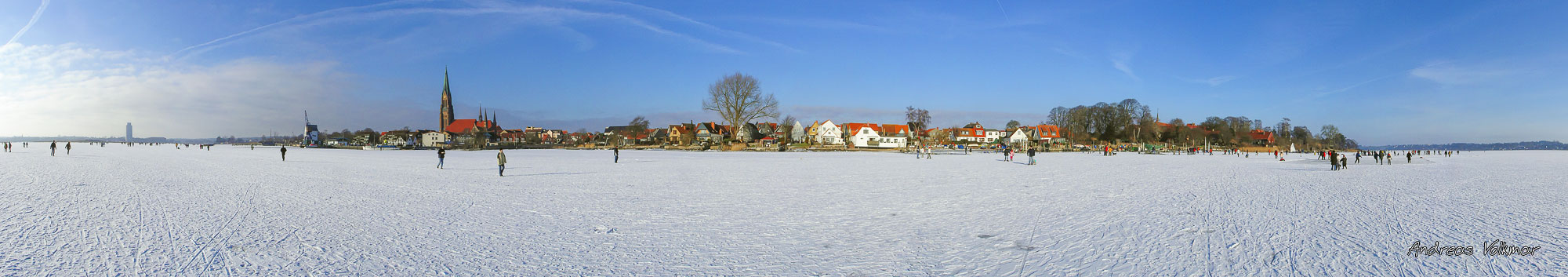 Winterpanorama von Schleswig